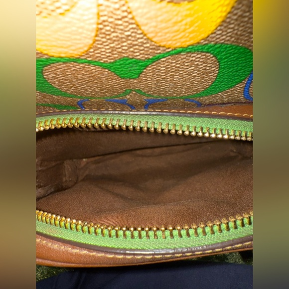 RARE LIKE NEW! Coach Backpack In Rainbow Canvas Multi PRIDE Bag Purses Designer🌈 - Picture 15 of 16